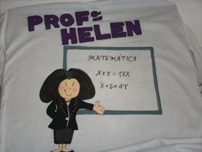 Camiseta Professora de Matematica